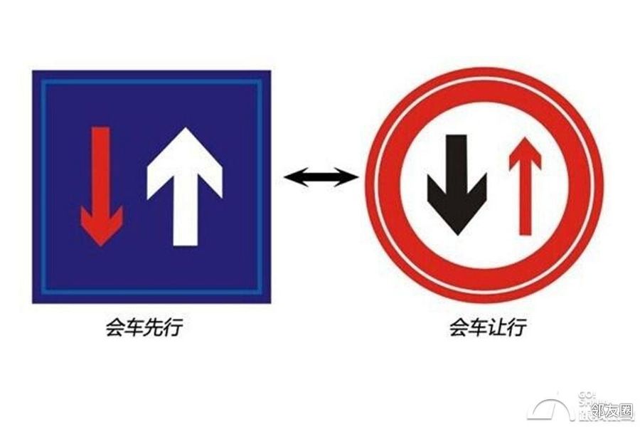 我也是刚知道这个标志的作用  也算学习了单行车道  您往前走