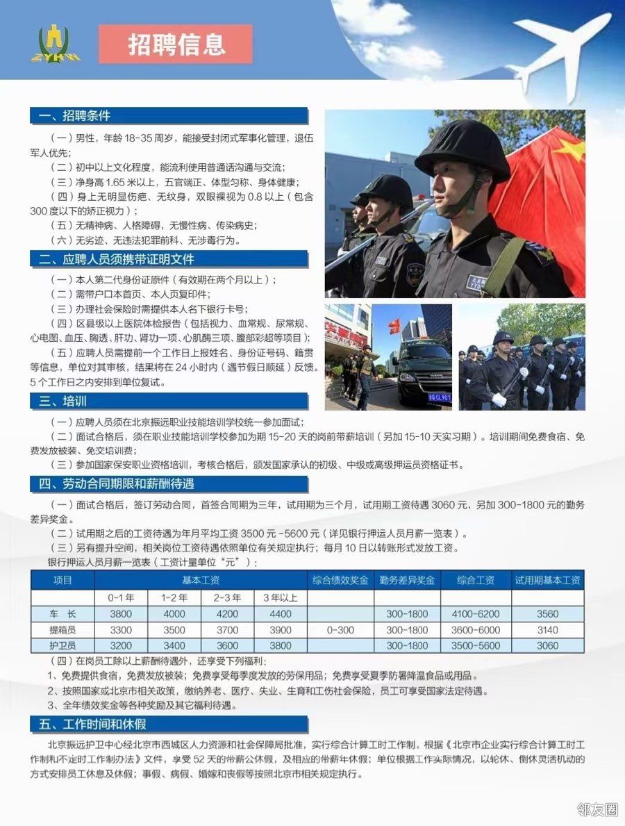 武装押运招聘_招聘武装押运人员 招聘求职 邻友圈(3)