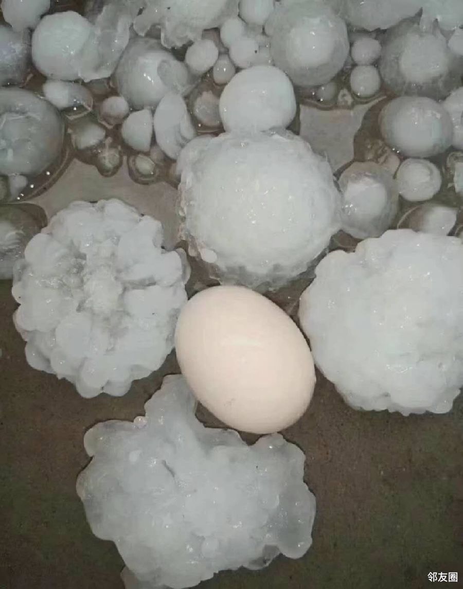 昌平县城下的大冰雹能吓死人