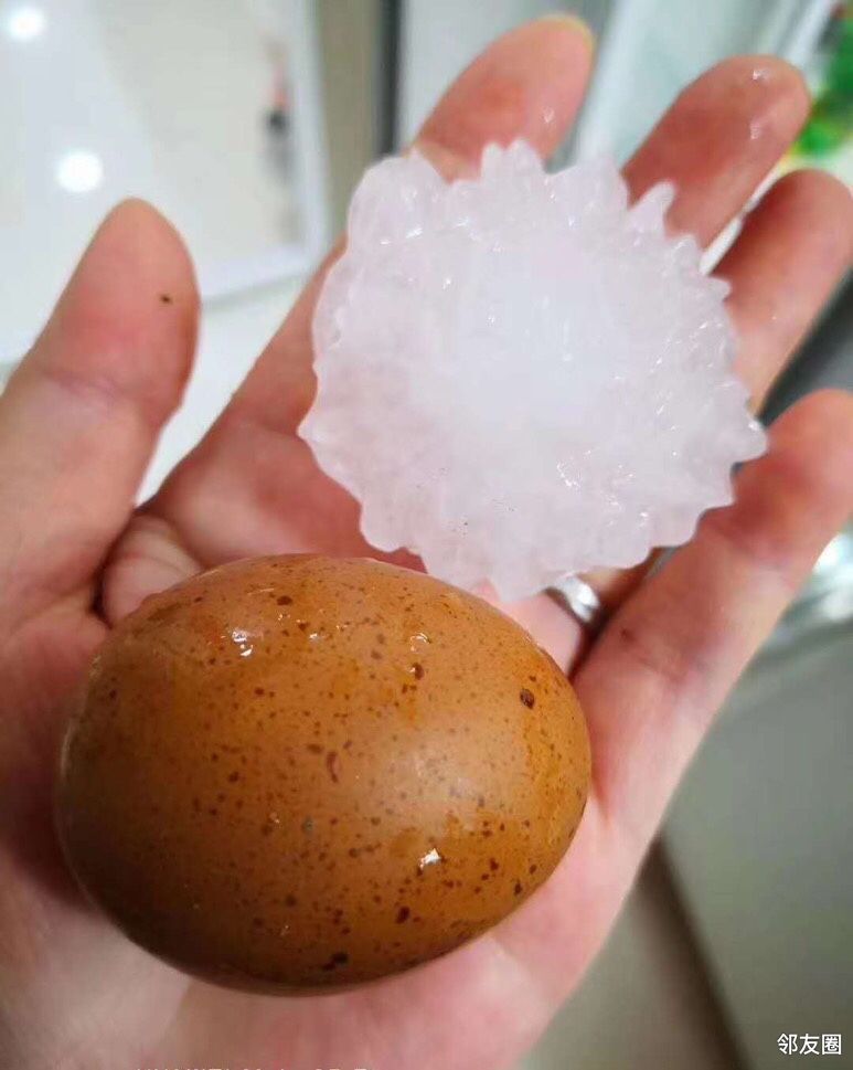 昌平县城下的大冰雹能吓死人