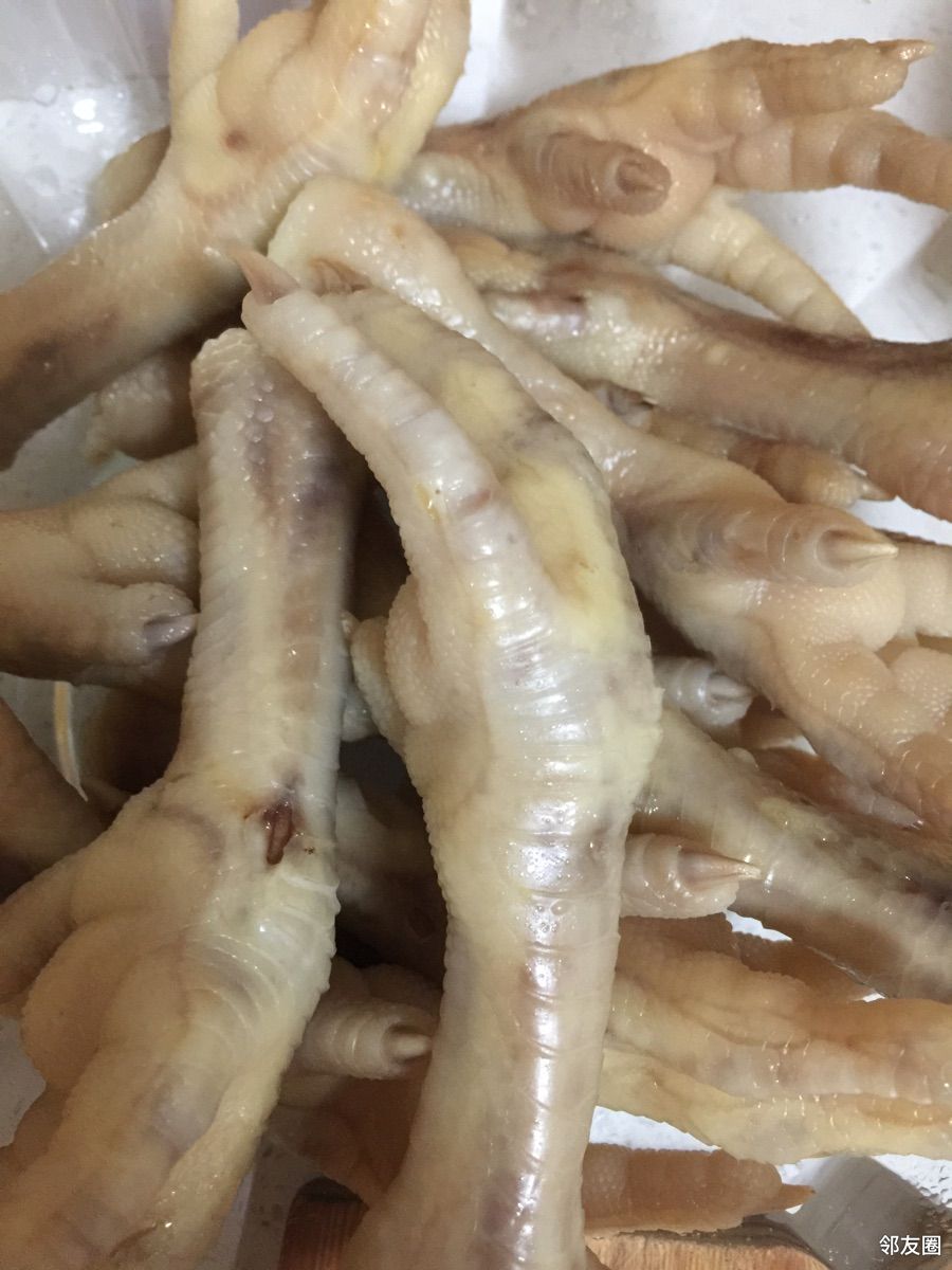 上午买的特价鸡爪子,刚才说给炖了,刚炒完水,想把