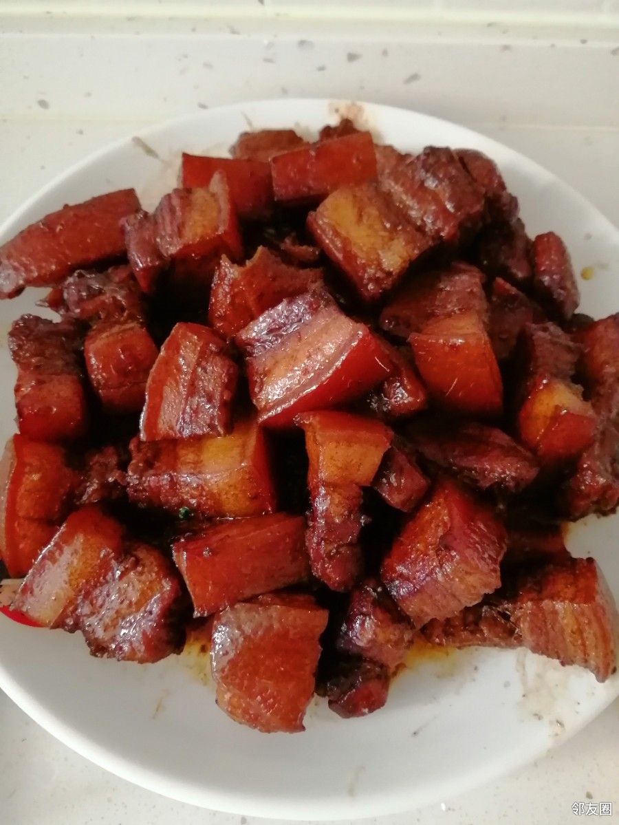 消夏美食#一大锅红烧肉～真香.一大锅杂粮饭～地道.