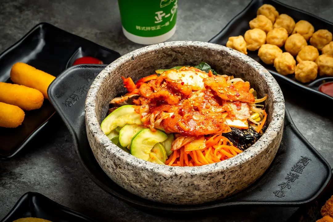 正一味石锅拌饭北京30店天津1店通用新品人气王来袭料多味浓真材实料